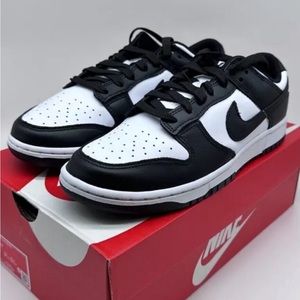 Nike Dunk Low Retro White Black Panda, size 8.5